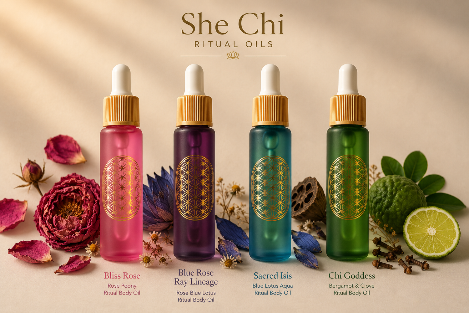 Chi Plant Spirit Oils - Ritual Energy Body oils