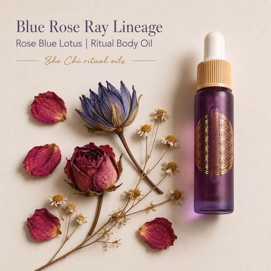 Blue Rose Ray Lineage Ritual Oil