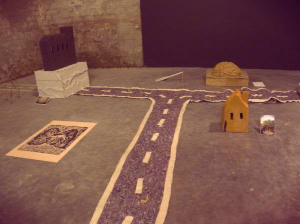 Esther Francis - Instalatie voor Tumult in Gent 2014